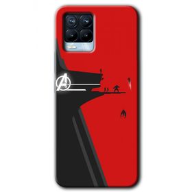 Realme 8 Pro Avengers Tower Baskılı Uyumlu Silikon Kılıf