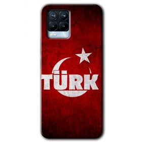 Realme 8 Pro Ayyıldız Türk Baskılı Uyumlu Silikon Kılıf