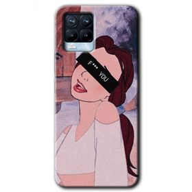 Realme 8 Pro Bad Girl Baskılı Uyumlu Silikon Kılıf