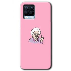 Realme 8 Pro Bad Grandmother Baskılı Uyumlu Silikon Kılıf