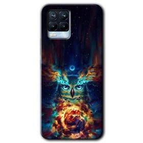 Realme 8 Pro Ballı Baykuş Baskılı Uyumlu Silikon Kılıf