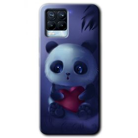 Realme 8 Pro Bebek Panda Baskılı Uyumlu Silikon Kılıf