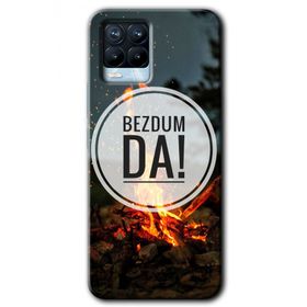 Realme 8 Pro Bezdum Da Baskılı Uyumlu Silikon Kılıf