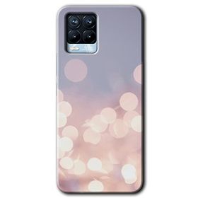 Realme 8 Pro Blur Lights Baskılı Uyumlu Silikon Kılıf