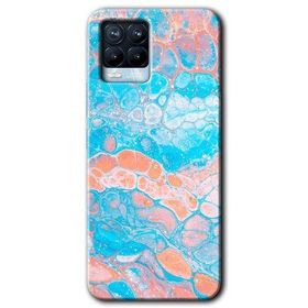 Realme 8 Pro Bubbles 1 Baskılı Uyumlu Silikon Kılıf