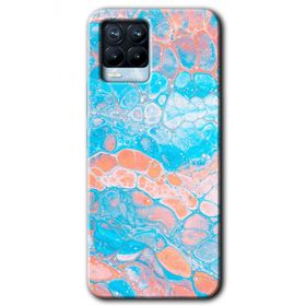 Realme 8 Pro Bubbles 1 Baskılı Uyumlu Silikon Kılıf