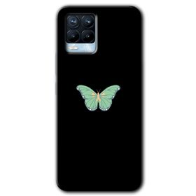 Realme 8 Pro Butterfly Tree Baskılı Uyumlu Silikon Kılıf