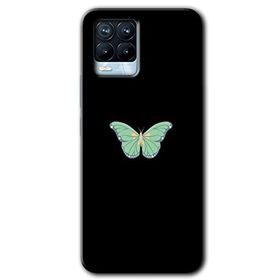 Realme 8 Pro Butterfly Tree Baskılı Uyumlu Silikon Kılıf