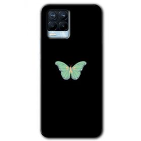 Realme 8 Pro Butterfly Tree Baskılı Uyumlu Silikon Kılıf