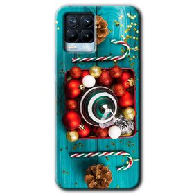Realme 8 Pro Christmas Baskılı Uyumlu Silikon Kılıf