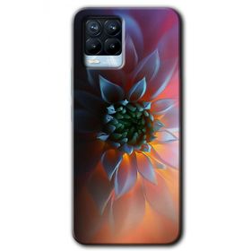 Realme 8 Pro Çiçek Motif Baskılı Uyumlu Silikon Kılıf