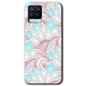 Realme 8 Pro Çin Mandala 1 Baskılı Uyumlu Silikon Kılıf