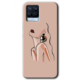 Realme 8 Pro Çizim Silüet Baskılı Uyumlu Silikon Kılıf