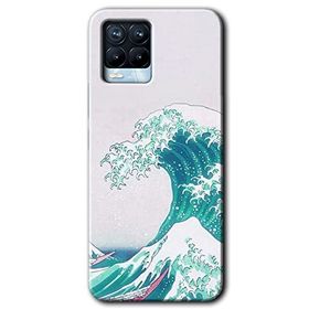 Realme 8 Pro Dalga Baskılı Uyumlu Silikon Kılıf