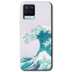 Realme 8 Pro Dalga Baskılı Uyumlu Silikon Kılıf