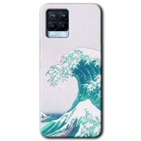 Realme 8 Pro Dalga Baskılı Uyumlu Silikon Kılıf