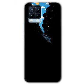 Realme 8 Pro Derinlere Yolculuk Baskılı Uyumlu Silikon Kılıf