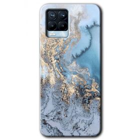 Realme 8 Pro Eski Mermer Baskılı Uyumlu Silikon Kılıf
