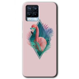 Realme 8 Pro Flamingo Baskılı Uyumlu Silikon Kılıf