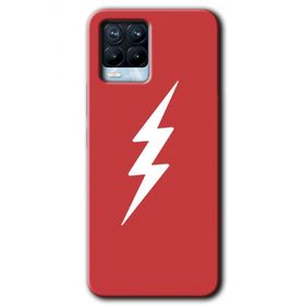 Realme 8 Pro Flash Logo Baskılı Uyumlu Silikon Kılıf