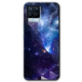 Realme 8 Pro Galaksi Baskılı Uyumlu Silikon Kılıf
