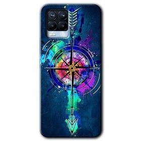 Realme 8 Pro Gizemli Pusula Baskılı Uyumlu Silikon Kılıf