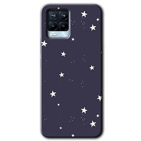 Realme 8 Pro Gökyüzü Yıldız Baskılı Uyumlu Silikon Kılıf