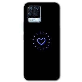 Realme 8 Pro Heart Strokes Baskılı Uyumlu Silikon Kılıf