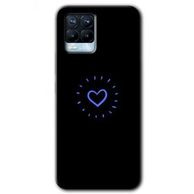 Realme 8 Pro Heart Strokes Baskılı Uyumlu Silikon Kılıf
