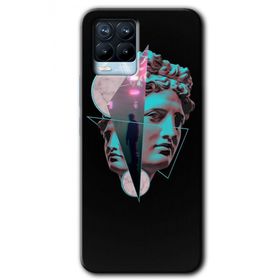 Realme 8 Pro Heykel Baskılı Uyumlu Silikon Kılıf