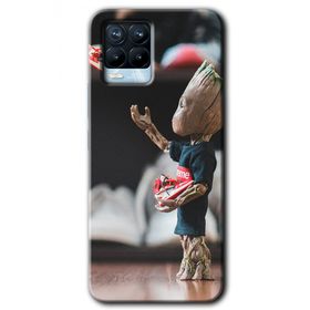 Realme 8 Pro I am Groot Baskılı Uyumlu Silikon Kılıf