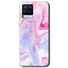 Realme 8 Pro Kabarmış Leke Baskılı Uyumlu Silikon Kılıf