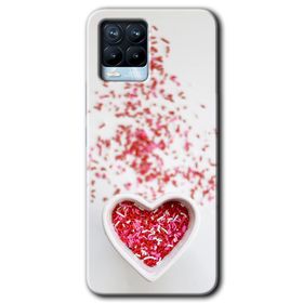 Realme 8 Pro Kalpli Şekerleme Baskılı Uyumlu Silikon Kılıf