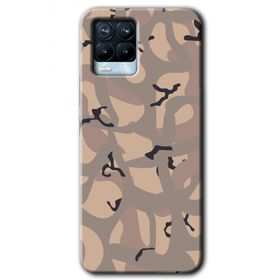 Realme 8 Pro Kamuflaj 6 Baskılı Uyumlu Silikon Kılıf