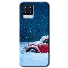 Realme 8 Pro Karlı Vosvos Baskılı Uyumlu Silikon Kılıf