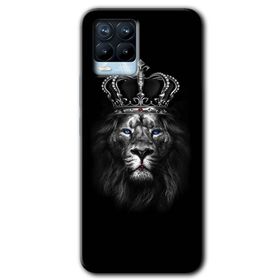 Realme 8 Pro King Lion Baskılı Uyumlu Silikon Kılıf