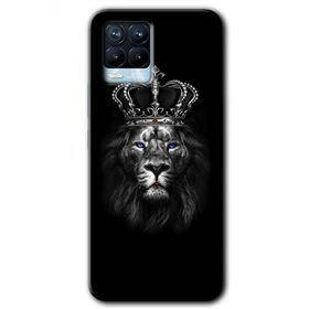 Realme 8 Pro King Lion Baskılı Uyumlu Silikon Kılıf