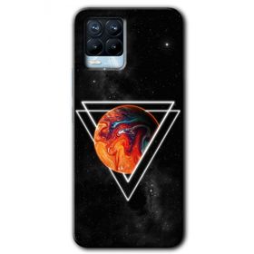 Realme 8 Pro Kızıl Gezegen Baskılı Uyumlu Silikon Kılıf