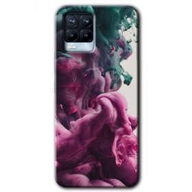 Realme 8 Pro Liquid Cloud Baskılı Uyumlu Silikon Kılıf