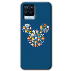 Realme 8 Pro Mickey Baskılı Uyumlu Silikon Kılıf