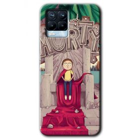 Realme 8 Pro Morty Baskılı Uyumlu Silikon Kılıf