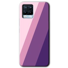 Realme 8 Pro Oblique Baskılı Uyumlu Silikon Kılıf