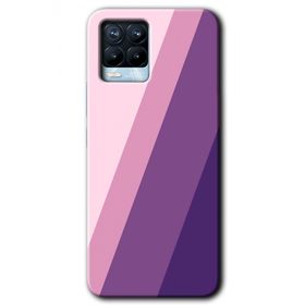 Realme 8 Pro Oblique Baskılı Uyumlu Silikon Kılıf
