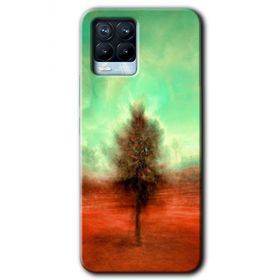 Realme 8 Pro Outlines Paint Baskılı Uyumlu Silikon Kılıf