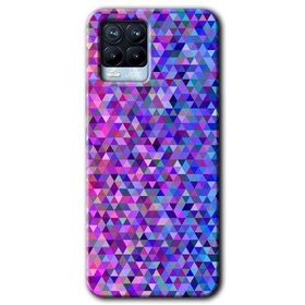 Realme 8 Pro Pixel Mozaik Baskılı Uyumlu Silikon Kılıf