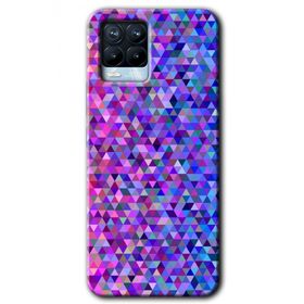 Realme 8 Pro Pixel Mozaik Baskılı Uyumlu Silikon Kılıf