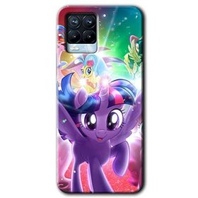 Realme 8 Pro Pony Baskılı Uyumlu Silikon Kılıf