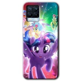 Realme 8 Pro Pony Baskılı Uyumlu Silikon Kılıf