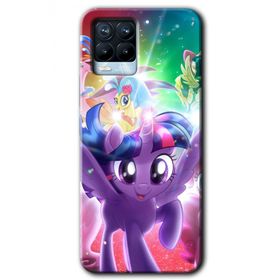 Realme 8 Pro Pony Baskılı Uyumlu Silikon Kılıf