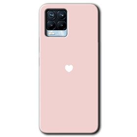 Realme 8 Pro Sade Kalp Baskılı Uyumlu Silikon Kılıf